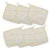 Healeved Shower Accessories 6pcs Nylon Towel Set Exfoliating Face Washcloth for Bathing Random Color view 1