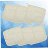 Healeved Shower Accessories 6pcs Nylon Towel Set Exfoliating Face Washcloth for Bathing Random Color view 2
