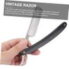 LALADEFIEE Manual Hair Clipper Beard Razor Blade Vintage Men Razor Safe Shaving Tool Easy Clean Shaver view 2