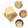 Healeved Beard Comb Brush Soft Bristle for Men Mustache Comb Wooden Tool Male Supply Static view 4