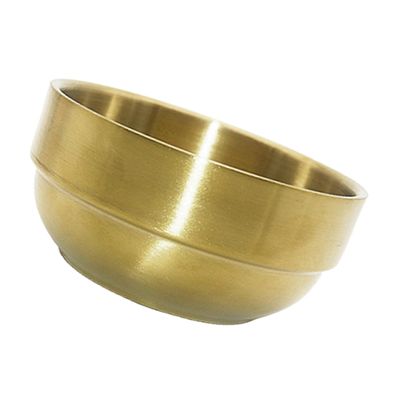 FRCOLOR Stainless Steel Shaving Bowl for Men's Facial Cleansing Durable Design Capacity Barber Tool for Smooth Shaving Experience