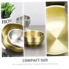 FRCOLOR Stainless Steel Shaving Bowl for Men's Facial Cleansing Durable Design Capacity Barber Tool for Smooth Shaving Experience view 2
