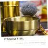 FRCOLOR Stainless Steel Shaving Bowl for Men's Facial Cleansing Durable Design Capacity Barber Tool for Smooth Shaving Experience view 3