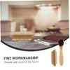 COLLBATH 2pcs Wooden Pig Bristles Hand Nail Brush Facial Cleansing Brush for Gentle Cleaning view 2