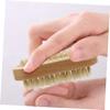 COLLBATH 2pcs Wooden Pig Bristles Hand Nail Brush Facial Cleansing Brush for Gentle Cleaning view 4