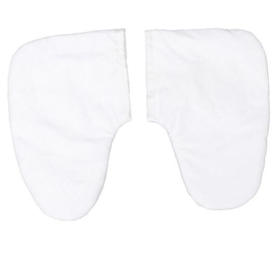 VINTORKY Paraffin Wax Gloves Set Cotton Thermal Insulated Mitts Foot for Spa Heat Therapy Cozy Washable Design for Enhanced Skin Nourishment and Relaxation White