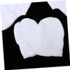 VINTORKY Paraffin Wax Gloves Set Cotton Thermal Insulated Mitts Foot for Spa Heat Therapy Cozy Washable Design for Enhanced Skin Nourishment and Relaxation White view 3