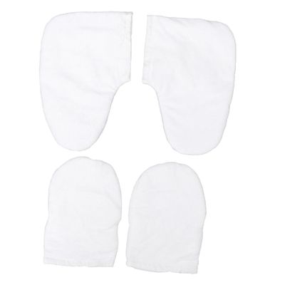 MERRYHAPY Paraffin Wax Gloves Set Cloth Mitts Foot Spa Cover for Heat Therapy Insulated Spa Gloves Hand Foot Treatment Mitts