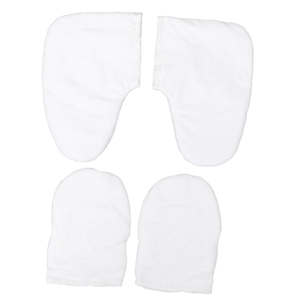 MERRYHAPY Paraffin Wax Gloves Set Cloth Mitts Foot Spa Cover for Heat Therapy Insulated Spa Gloves Hand Foot Treatment Mitts
