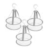 ABOOFAN 3pcs Hanging Makeup Brush Drying Net Cosmetic Hanger for Efficient Drying for Brush Grey for Organizing and Protecting Bristles view 1