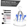 ABOOFAN 3pcs Hanging Makeup Brush Drying Net Cosmetic Hanger for Efficient Drying for Brush Grey for Organizing and Protecting Bristles view 2