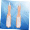 Healeved 2pcs Nail Pumice Stone Scrubber for Nail Cleaning and Exfoliation for Manicure and Pedicure Treatments Single-Sided Design for Easy Use view 2