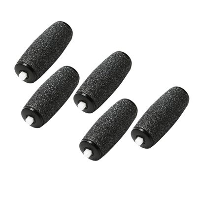 BIUDECO Coarse Refill Roller Heads 12pcs Pedicure Machine Rollers (Black/Blue)