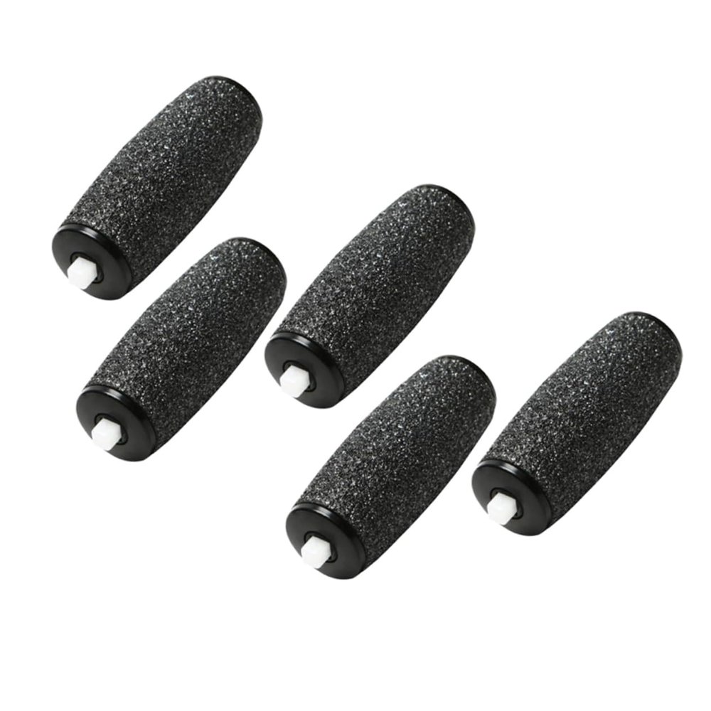 BIUDECO Coarse Refill Roller Heads 12pcs Pedicure Machine Rollers (Black/Blue)