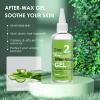 After Waxing Skin Care Kit, Almond Oil For Remove Wax Residue, Post Wax Cooling Aloe Vera Gel For Calm and Soothing Skin, 2 Bottles Hair Removal Waxing Nursing Kit for Women 3.9oz/100ml view 3