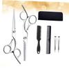 WOONEKY Barber Scissors Professional Set Hair Cutting Scissors Hair Styling Tools Stainless Steel for Salon Personal Use view 4