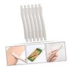 HAPINARY 12pcs Wheat Straw Brow Razors Eco-friendly Facial Hair Trimmers with Stainless Steel Blades for Women Precision Brow for Smooth Natural Eyebrows view 4