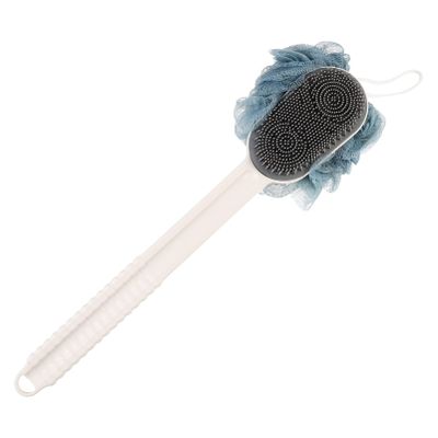 Healeved Handle Bath Back Scrubber Silicone Body Cleansing Brush for Gentle Exfoliation and Relaxation Bathing Accessory for Hard Reach Areas
