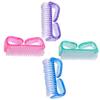 BIUDECO 4pcs Double-sided Nail Brush Cleaner for Hands Toes Fingernails Pedicure Manicure Brush Home Nail Fingernail Cleaning Tool view 1