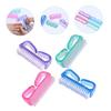 BIUDECO 4pcs Double-sided Nail Brush Cleaner for Hands Toes Fingernails Pedicure Manicure Brush Home Nail Fingernail Cleaning Tool view 4