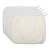 COOLHIYA 5pcs Exfoliating Back Scrubbing Towels Nylon Bath Washcloths for Body Cleansing and Foaming for Men and Women Spa Experience view 1