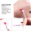 BIUDECO 20pcs Silicone Lip Brush Makeup Brush Lipstick Applicator for Women Micro Lip Mask view 4