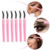 HONMEET 6pcs Eyelash Brushes Covers Portable Makeup Applicators for Mascara and Brow Grooming Soft Bristles for Gentle Eye Care for Travel and Everyday Use view 4