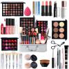 All in One Makeup Kit for Women Full Kit,Mother's Day Gifts for Mom,Makeup Essential Bundle Include Brush Eyeshadow Palette Lipstick Blush Foundation Concealer Mascara Eyebrow Pencil view 3