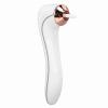 Electric Makeup Brush Cleaner Machine 3 Speed Automatic Cosmetic Brush Cleaner Drying Machine Portable ABS Material (White) view 2