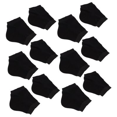 Healeved 10pairs Moisturizing Toeless Heel Socks for Cracked Feet Crack Heel Sleeves Washable for and Hydration