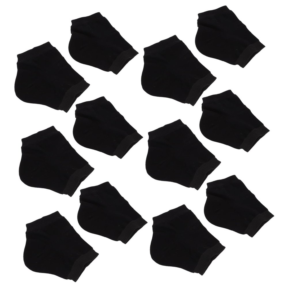 Healeved 10pairs Moisturizing Toeless Heel Socks for Cracked Feet Crack Heel Sleeves Washable for and Hydration