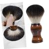 Healeved Portable Beard Cleaning Brush for Men Skin-friendly Nylon Bristle Shaving Brush Smooth Handle for Beard Styling Grooming Compact Travel-friendly Design view 1