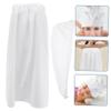 AUTSUPPL 1set Microfiber Hair Towel Wrap and Bath Towel Kit Super Absorbent Lightweight Comfortable for Daily Use Spa Gym White view 4