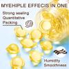 30PCS Hair Serum Oil Capsules, Moisturizing Hair Serum for Frizzy, Dry and Damaged Hair, Smooth, Non-greasy, Refreshing Long Lasting Nourishing Hair Oil for WomenCoconut Oil view 4