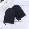 Healeved 2 Pack Self Tanning Mitts for Applying Sunless Tanning Lotion Comfortable Gloves Lint Material for Even Application Black Set view 3