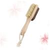 SOESFOUFU 1pc Double-Sided Foot File Scraper Natural Bristles Dead Skin Remover for Smooth Feet Portable Pedicure Tool for Home Travel Use view 2