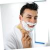 AUTSUPPL Portable Multi-use Beard Brush Natural Boar Bristle Grooming Tool for Facial Hair Care Handle Design for Gentlemen and Salon Use view 3