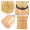 AUTSUPPL Portable Multi-use Beard Brush Natural Boar Bristle Grooming Tool for Facial Hair Care Handle Design for Gentlemen and Salon Use view 4