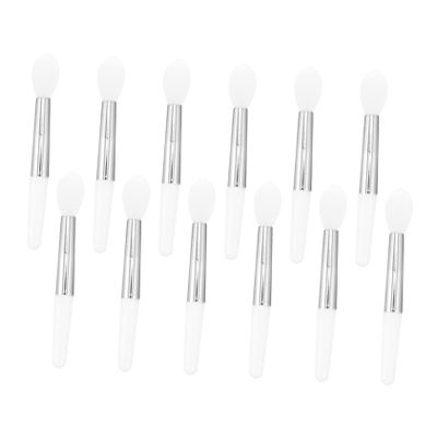 BIUDECO 12pcs Silicone Lipstick Applicator Set Mini Lip Brush for Lip Masks and Application Comfortable Grip Stylish Design for Makeup Enthusiasts