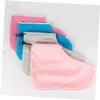 SOESFOUFU 2pair Thermal Insulation Foot Covers Cotton Foot Straps for Beauty Salon Heat-retainting Soft Elastic Band Design Light Pink and Grey Essential for view 2