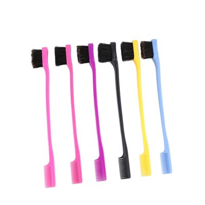 FRCOLOR 4pcs Top Material Eyebrow Brush Comb Double-sided Brush Comb for Smooth Edges for Boys and Girls Random Color
