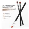BELLIFFY 6pcs Eyebrow Brush Angled Flat Tip Makeup Brushes for Precise Eyebrow Application Eyeliner Eyeshadow Blending Lightweight Portable for Women Makeup view 2