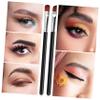 BELLIFFY 6pcs Eyebrow Brush Angled Flat Tip Makeup Brushes for Precise Eyebrow Application Eyeliner Eyeshadow Blending Lightweight Portable for Women Makeup view 3