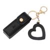EUBUY Lipstick Organizer, Mini Lipstick Case with Keychain, PU Leather Potable Chapstick Holder with Mirror, Girls Travel Lipgloss Makeup Storage Holder view 1
