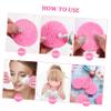 50Pcs round Cellulose Makeup Removal Sponges for Daily Cleansing view 3