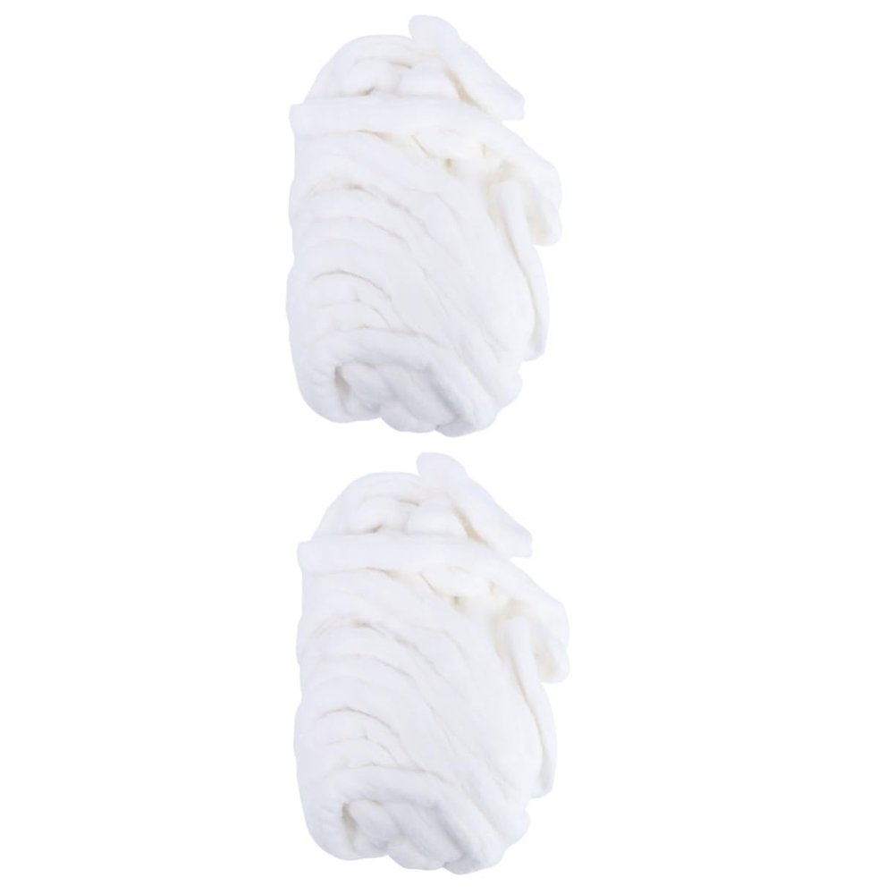 FOYTOKI 2rolls Soft Absorbent Cotton Strips for Hair Salon Beauty Degreasing Makeup Removal