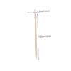 WOONEKY 300pcs Double-headed Wooden Nail Cleaning Sticks Multi-functional Cuticle Remover Tools for Manicure and Nail Art Dead Skin and Polish Remover view 2
