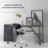 SFKLYU Ergonomic Saddle Stool Adjustable Saddle Stool Chairs with Back Esthetician Tattoo Dental Stool Chair for Medical Clinic Studio Salon Office and Home,A4 view 2