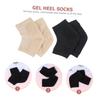 BIUDECO 2pairs Moisturizing Toeless Socks Gel for Women Cracked Heel Relief Reusable and Washable view 3