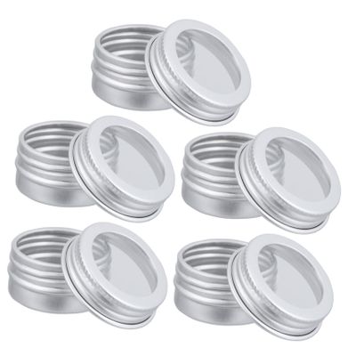 Outanaya 30pcs Aluminum Jar Lids Makeup Organizer Box Portable Dressing Container for Creams Ointments Beauty Products
